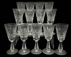 Fine Waterford 5" Glasses Set of 13
