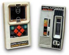 Vintage 1978 Mattel Electronic Basketball Handheld Video Game And A Mattel Electronics Auto Race Handheld Video Game
