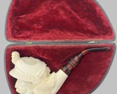 Antique Meerschaum Figural Pipe with

