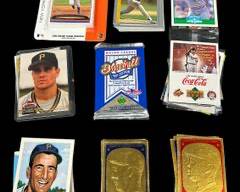 Unique Vintage Collection of 1950s, 1960s, 1970s, 1980s, 1990s, and 2000s Major League Baseball Trading Cards visit Ararityauctions.com for our sports auction
