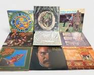 Large lot of 14 Vintage Vinyl Records, including: Steeleye Span - Rocket Cottage, Steeleye Span - Parcel Of Rogues, Emmit Rhodes - Song Book, & more!!!
