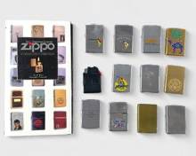 Zippo Lighter & Case Collection & 1999 An American Legend Zippo Book By Avi R. Baer With 9 Lighters - American Embassy, USA Paris Air Show, Smokin Joes Racing
