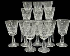 Fine 6" High Waterford Crystal Wines Set of 13
