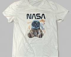 Vintage Mens Size Large NASA T Shirt Featuring the Space Teddy Bear Size L
