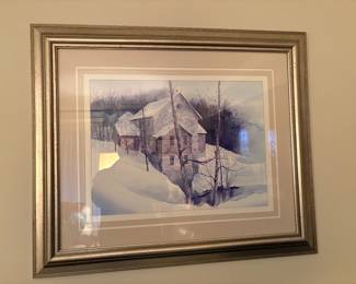 . . . winterscape print