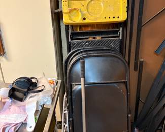 . . . folding chairs