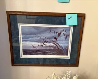 . . . Canada geese signed print