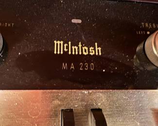 . . . McIntosh MA230 integrated amp