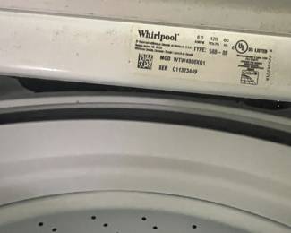 Whirlpool Washer