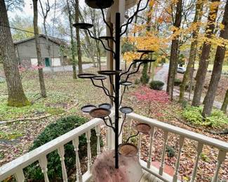 Lot 123- POR: Iron Plant Stand