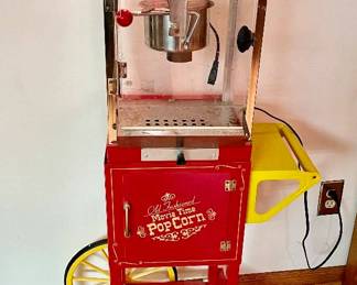 Lot 118-MC: Professional Popcorn Machine and Concession Cart