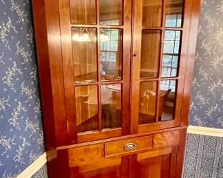 Lot 014-DR: Cassaday Furniture Co. Corner Cabinet