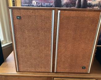 Lot 053-LR: Vintage JBL LX4-2 (Lancer 77) Speakers