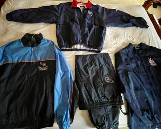 Lot 104-MBR: Tennessee Titans Warmup Jackets and Pants