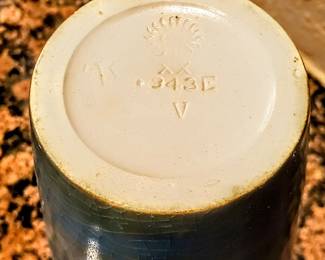 Frederick Rothenbusch for Rookwood Pottery Scenic Vellum vase, shape number 943e, 1920, Art Deco