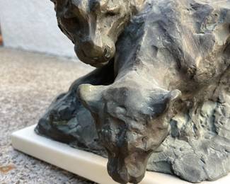 Kenneth Bunn large Bronze sculpture 3/7 2 cougars 