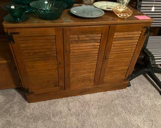 Ethan Allen cabinet for vintage stereo