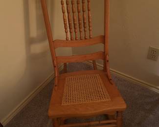 Antique oak rocker