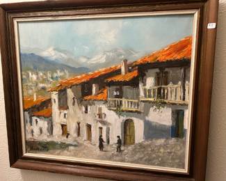 Vintage oil painting