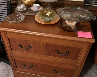 Two drawer file cabinet