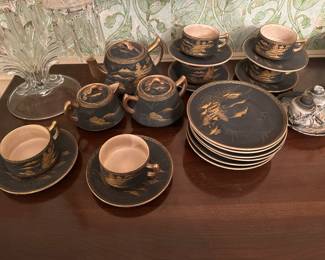 1960s Japanese tea set