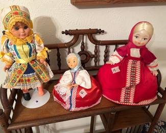 Antique Russian dolls
