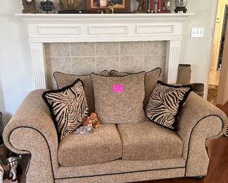 Sofa and matching seat like new!