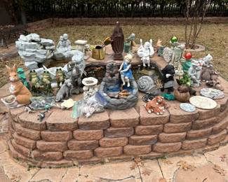 Lots of yard art