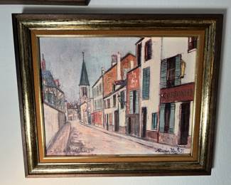Eglise de Strins by Maurice Utrillo