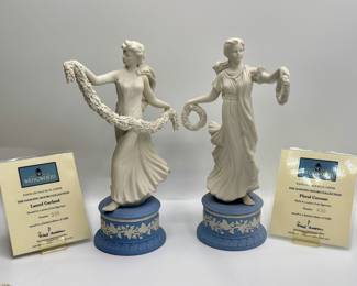 Wedgewood "Laurel Garland" and "Floral Coronet"