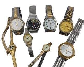 Vintage Wristwatch Lot Wrist Watches Mens Ladies