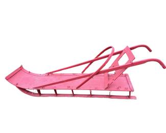 WWII Era Mountain Division 11+ Foot Dog Sled Toboggan Artek ? Ski Snow Sled