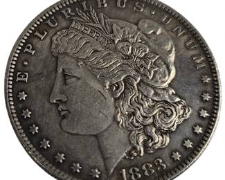 1883 O Morgan Silver Dollar Coin US Currency