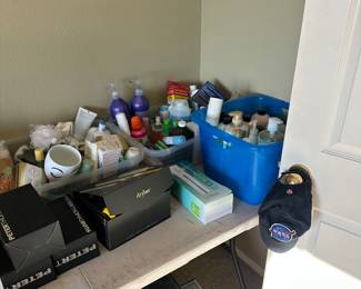 Drybar hair dryer and cosmetics