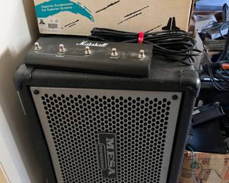 Marshall PEDL-10021 and Mesa Boogie Bass Cab