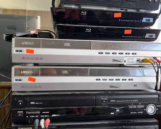 Panasonic DMR-EZ48V player and Pioneer CD COV LD player