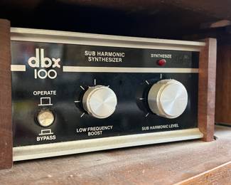 Dbx 100 sub harmonic synthesizer