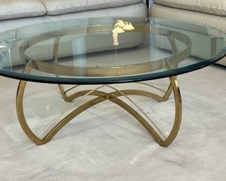 GLASS TOP COFFEE TABLES