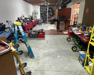 UNFINISHED BASEMENT IS FULL 