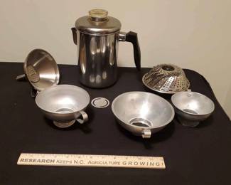 Vintage Flint Stove Top Percolator 