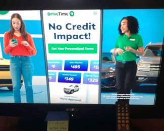 30 Flat Screen With Remote