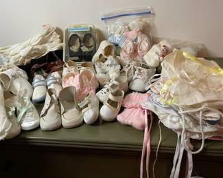Mystery Lot Of Vintage Baby Accessories