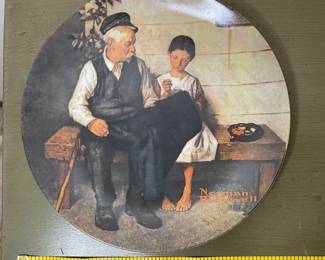 Norman Rockwell the Lighthouse Keepers Daughter 9 Inch Plate