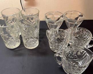 Assorted Glass Cups