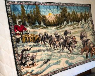 Vintage Alaskan Outdoor Wall Tapestry 