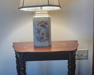 End Table And Lamp