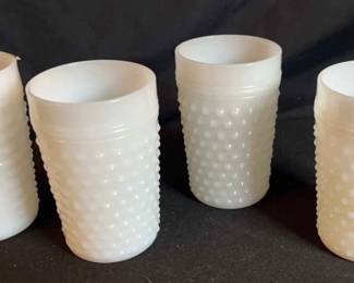 Hobnail Milk Glass
