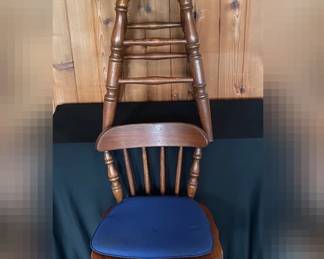 Rustic Swivel Wooden chairs