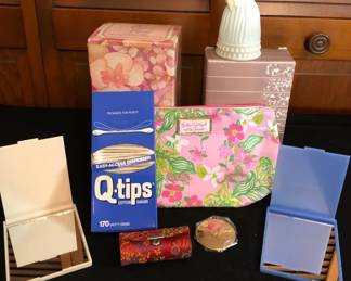 Avon Fashion Figurines Cosmetic Items 