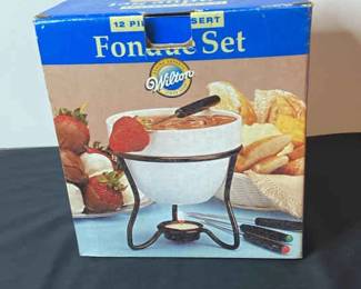 Brand New Wilton Fondue Set